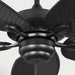 Generation Lighting - 5CUR60BK - 60"Ceiling Fan - Cruise Outdoor 60 - Matte Black