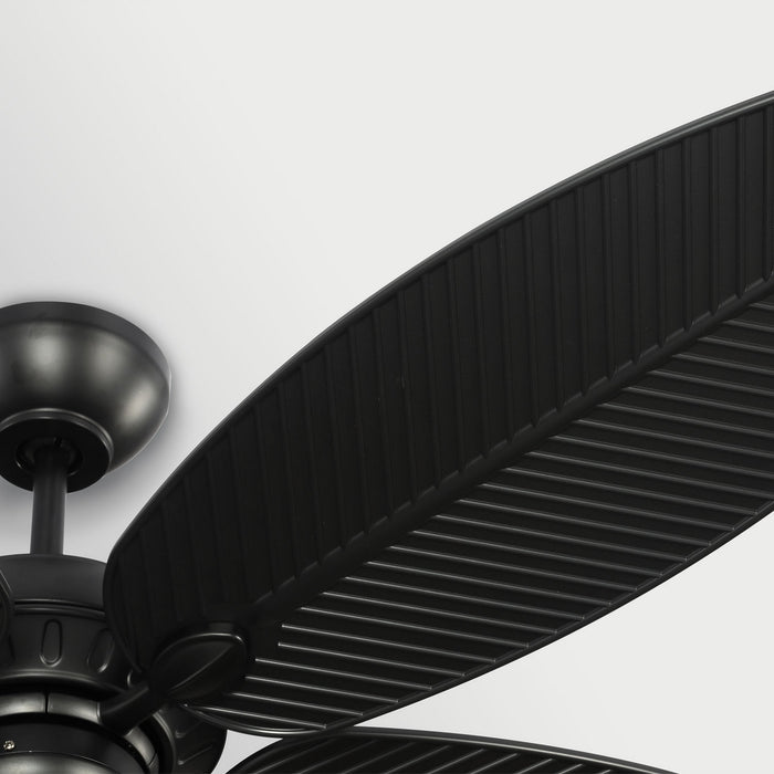Generation Lighting - 5CUR60BK - 60"Ceiling Fan - Cruise Outdoor 60 - Matte Black