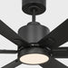 Generation Lighting - 6FLSM52MBKD - 52"Ceiling Fan - Flera Smart 52 LED - Midnight Black