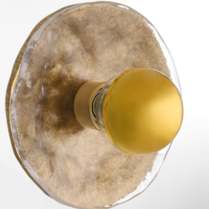 Quorum - 53-8-47 - One Light Wall Sconce - Del Rey - Brushed Brass