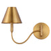 Quorum - 5914-1-47 - One Light Swing-Arm Lamp - Waltz - Brushed Brass