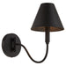 Quorum - 5914-1-59 - One Light Swing-Arm Lamp - Waltz - Matte Black
