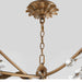 Quorum - 670-8-46 - Eight Light Chandelier - Glicina - Natural Brass