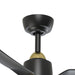 Kuzco Lighting - CF72942-BG/MB-5CCT - 42" Ceiling Fan - Hugo - Brushed Gold/Matte Black