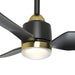 Kuzco Lighting - CF72942-BG/MB-5CCT - 42" Ceiling Fan - Hugo - Brushed Gold/Matte Black