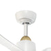 Kuzco Lighting - CF72942-BG/WH-5CCT - 42" Ceiling Fan - Hugo - Brushed Gold/Matte White