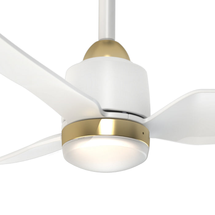 Kuzco Lighting - CF72942-BG/WH-5CCT - 42" Ceiling Fan - Hugo - Brushed Gold/Matte White