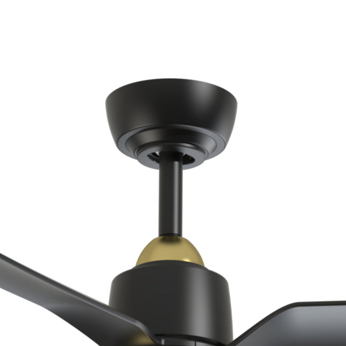 Kuzco Lighting - CF72952-BG/MB-5CCT - 52" Ceiling Fan - Hugo - Brushed Gold/Matte Black