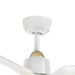 Kuzco Lighting - CF72952-BG/WH-5CCT - 52" Ceiling Fan - Hugo - Brushed Gold/Matte White