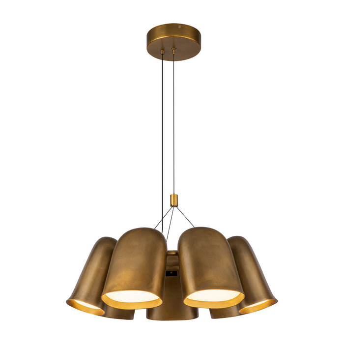 Kuzco Lighting - CH21120-VB-UNV - LED Chandelier - Bell - Vintage Brass