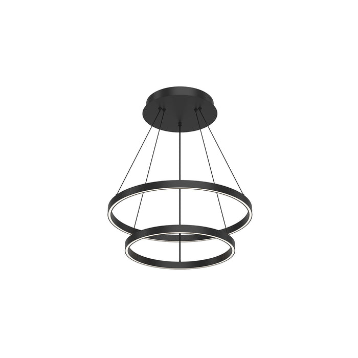 Kuzco Lighting - CH87224-BK-UNV-010 - LED Chandelier - Cerchio - Black