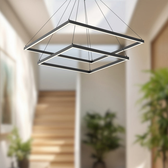 Kuzco Lighting - CH88232-BK-UNV-010 - LED Chandelier - Piazza - Black