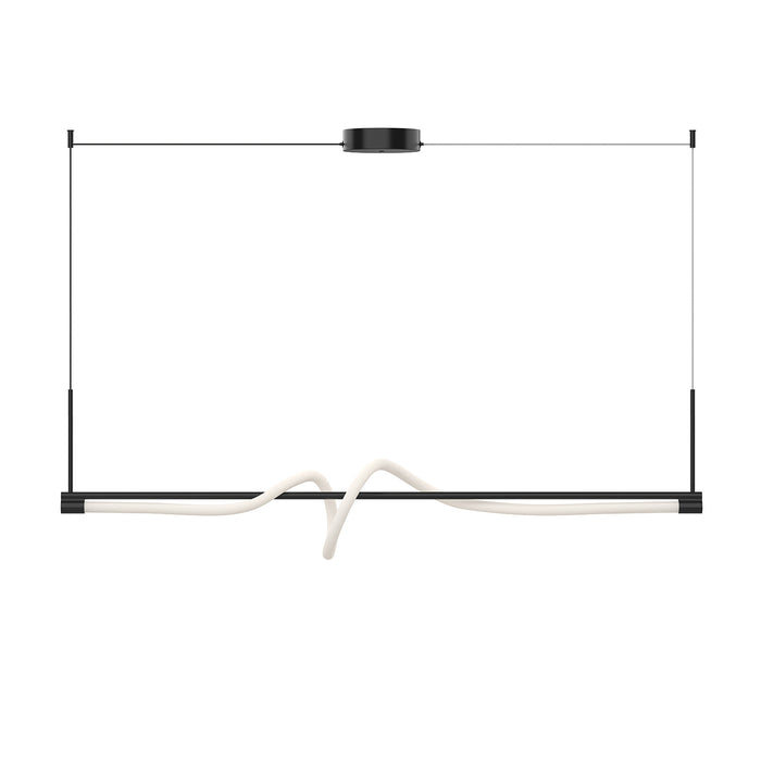 Kuzco Lighting - LP95354-BK-UNV - LED Linear Pendant - Cursive - Black