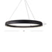 Kuzco Lighting - PD22753-BK-UNV-010 - LED Pendant - Halo - Black