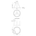 Kuzco Lighting - PD80332-WH-UNV-010 - LED Pendant - Cumulus Minor - White