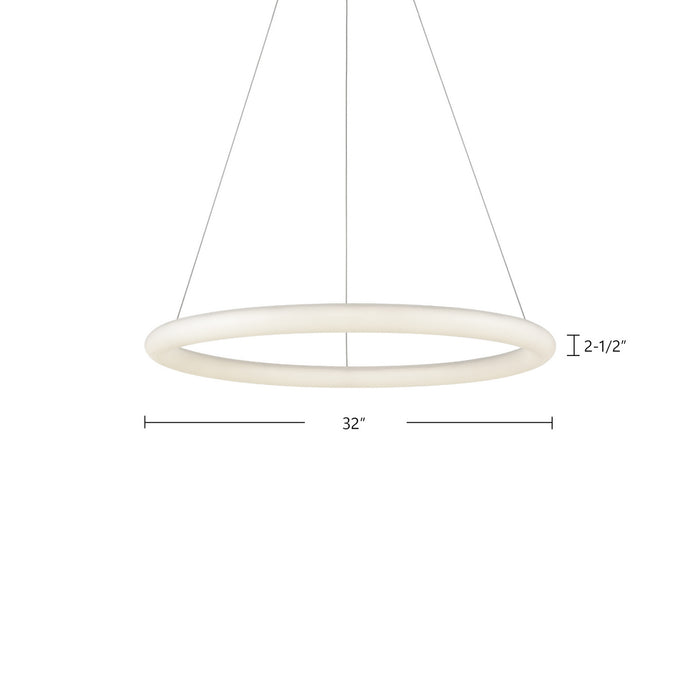 Kuzco Lighting - PD80332-WH-UNV-010 - LED Pendant - Cumulus Minor - White