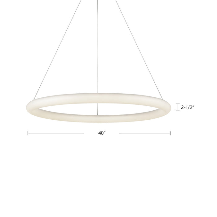 Kuzco Lighting - PD80340-WH-UNV-010 - LED Pendant - Cumulus Minor - White