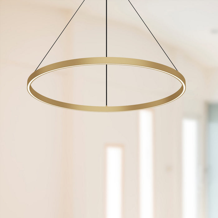 Kuzco Lighting - PD87132-BG-UNV-010 - LED Pendant - Cerchio - Brushed Gold