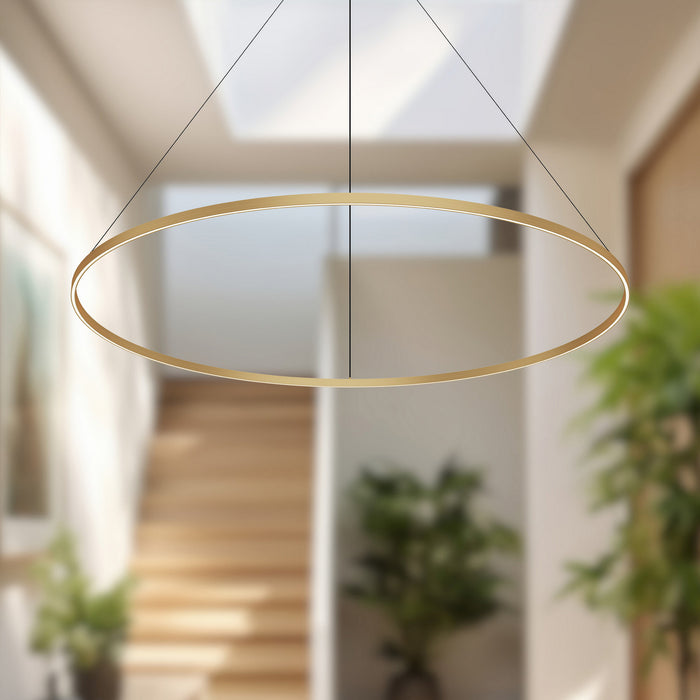Kuzco Lighting - PD87772-BG-UNV-010 - LED Pendant - Cerchio - Brushed Gold