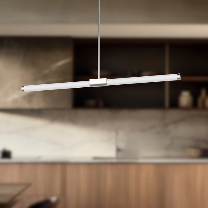 Kuzco Lighting - LP18537-BN-UNV - LED Linear Pendant - Akari - Brushed Nickel