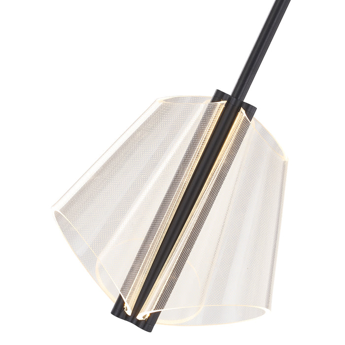 Kuzco Lighting - PD62511-BK/LG-UNV - LED Pendant - Mulberry - Black/Light Guide
