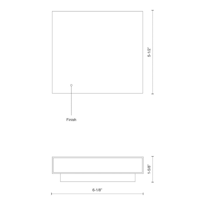 Kuzco Lighting - AT67006-BG-UNV - LED Wall Sconce - Mica - Brushed Gold