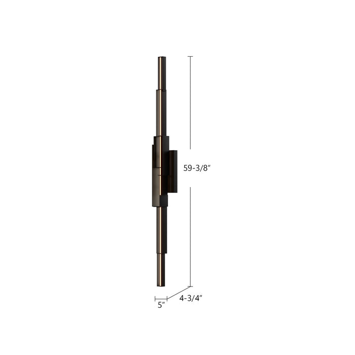 Kuzco Lighting - WS29560-BK-UNV - LED Wall Sconce - Enzo - Black