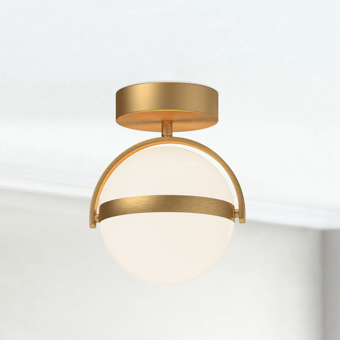 Alora - FM301001BG-UNV - LED Flush Mount - Globo - Brushed Gold