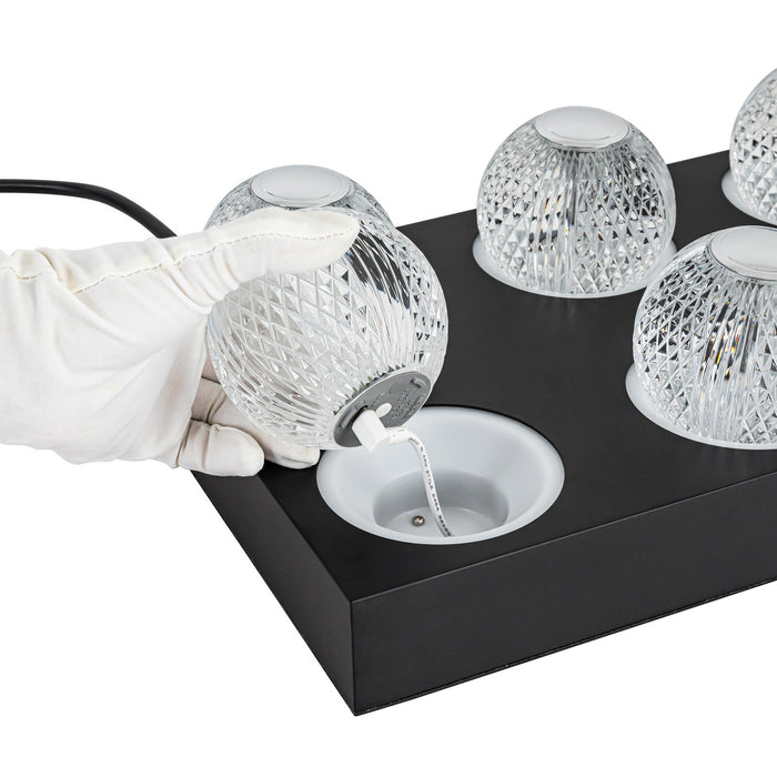 Alora - K-3219-CGR-8-BK - Charging Station - Marni - Black