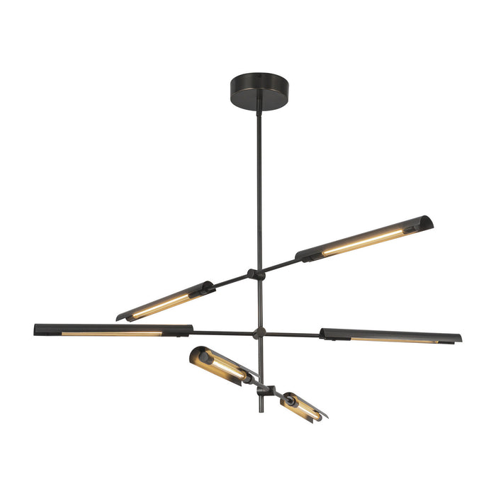 Alora - MP316406UBMS-UNV - LED Pendant - Astrid - Metal Shade/Urban Bronze