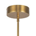 Alora - MP316406VBMS-UNV - LED Pendant - Astrid - Metal Shade/Vintage Brass