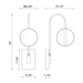 Alora - WV302001MBBG-UNV - LED Wall/Vanity - Tagliato - Matte Black/Brushed Gold