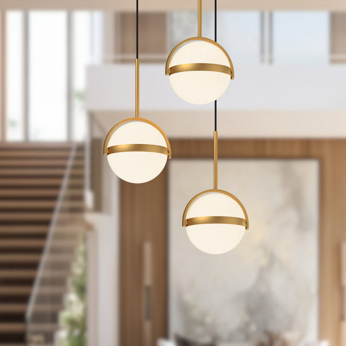 Alora - MP301003BG-UNV - LED Pendant - Globo - Brushed Gold