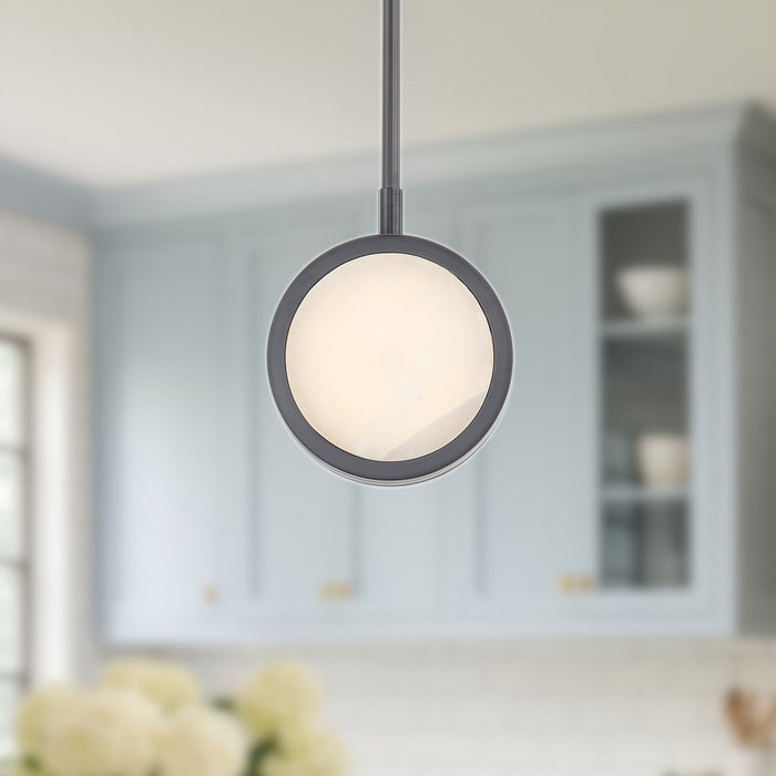 Alora - PD325106UBAR-UNV - LED Pendant - Blanco - Urban Bronze/Alabaster
