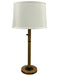House of Troy - RU750-HGBLK - Three Light Table Lamp - Rupert - Heritage Gold/Black