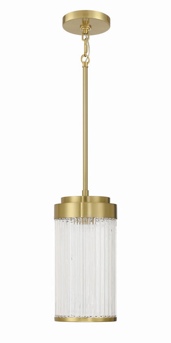 Craftmade - 60192-SB - One Light Pendant - Whittley - Satin Brass