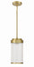 Craftmade - 60192-SB - One Light Pendant - Whittley - Satin Brass