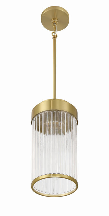 Craftmade - 60192-SB - One Light Pendant - Whittley - Satin Brass