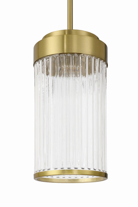 Craftmade - 60192-SB - One Light Pendant - Whittley - Satin Brass