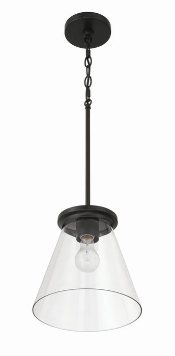 Craftmade - 60492-FB - One Light Pendant - Connell - Flat Black