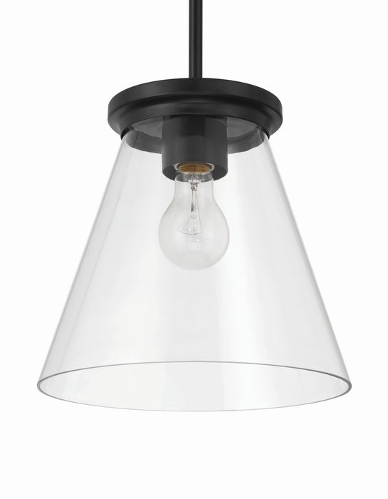 Craftmade - 60492-FB - One Light Pendant - Connell - Flat Black