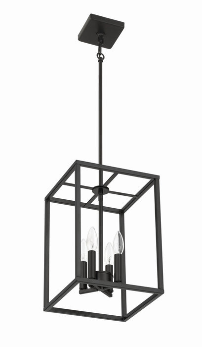 Craftmade - 60634-FB - Four Light Foyer Pendant - Signature Foyer - Flat Black