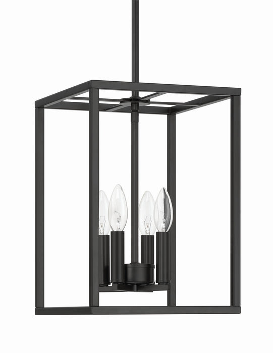 Craftmade - 60634-FB - Four Light Foyer Pendant - Signature Foyer - Flat Black