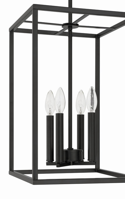 Craftmade - 60635-FB - Four Light Foyer Pendant - Signature Foyer - Flat Black