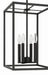 Craftmade - 60635-FB - Four Light Foyer Pendant - Signature Foyer - Flat Black