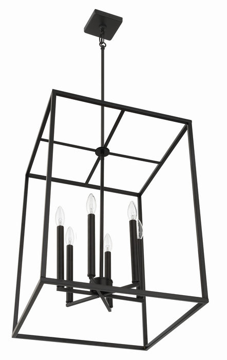 Craftmade - 60636-FB - Six Light Foyer Pendant - Signature Foyer - Flat Black