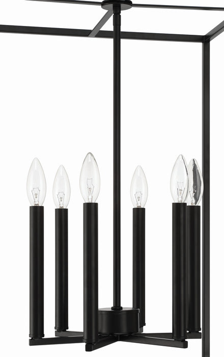 Craftmade - 60636-FB - Six Light Foyer Pendant - Signature Foyer - Flat Black