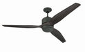 Craftmade - FXL60DGT3 - 60" Ceiling Fan - Force XL 60" Wet Rated Ceiling Fan 3 Blade - Dark Graphite
