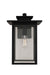 Craftmade - ZA7024-TB - One Light Outdoor Wall Lantern - Rock Creek - Textured Black