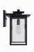 Craftmade - ZA7024-TB - One Light Outdoor Wall Lantern - Rock Creek - Textured Black